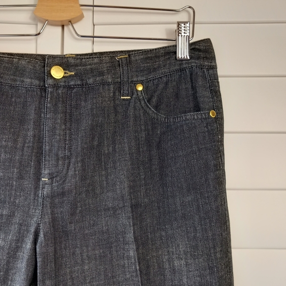Autograph Weekend Cotton Jeans Indigo Size 12 Long Bootcut Stretch BNWT - Picture 3 of 13